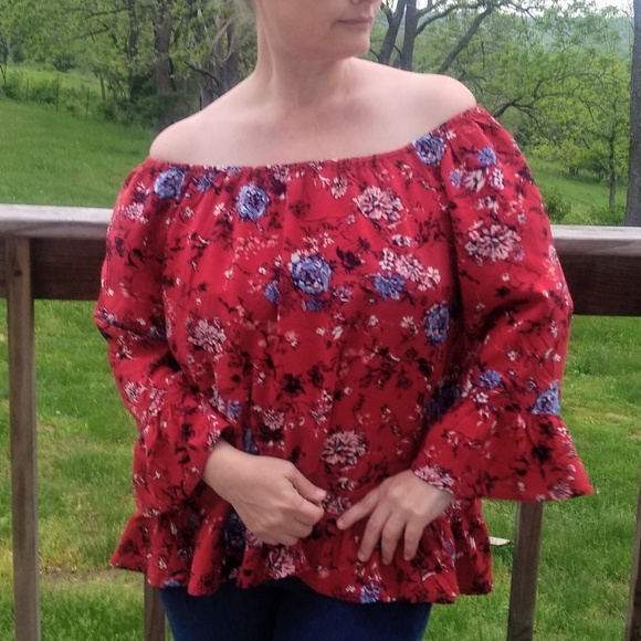 faded glory peasant top